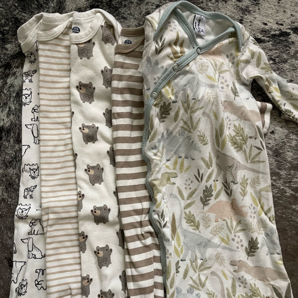 Charming Kids Animal and Stripe Sleeping Gowns